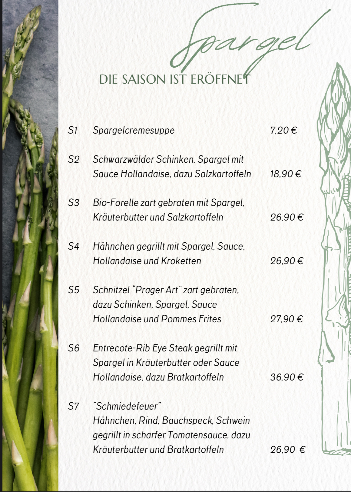 Wochenangebote Spargel