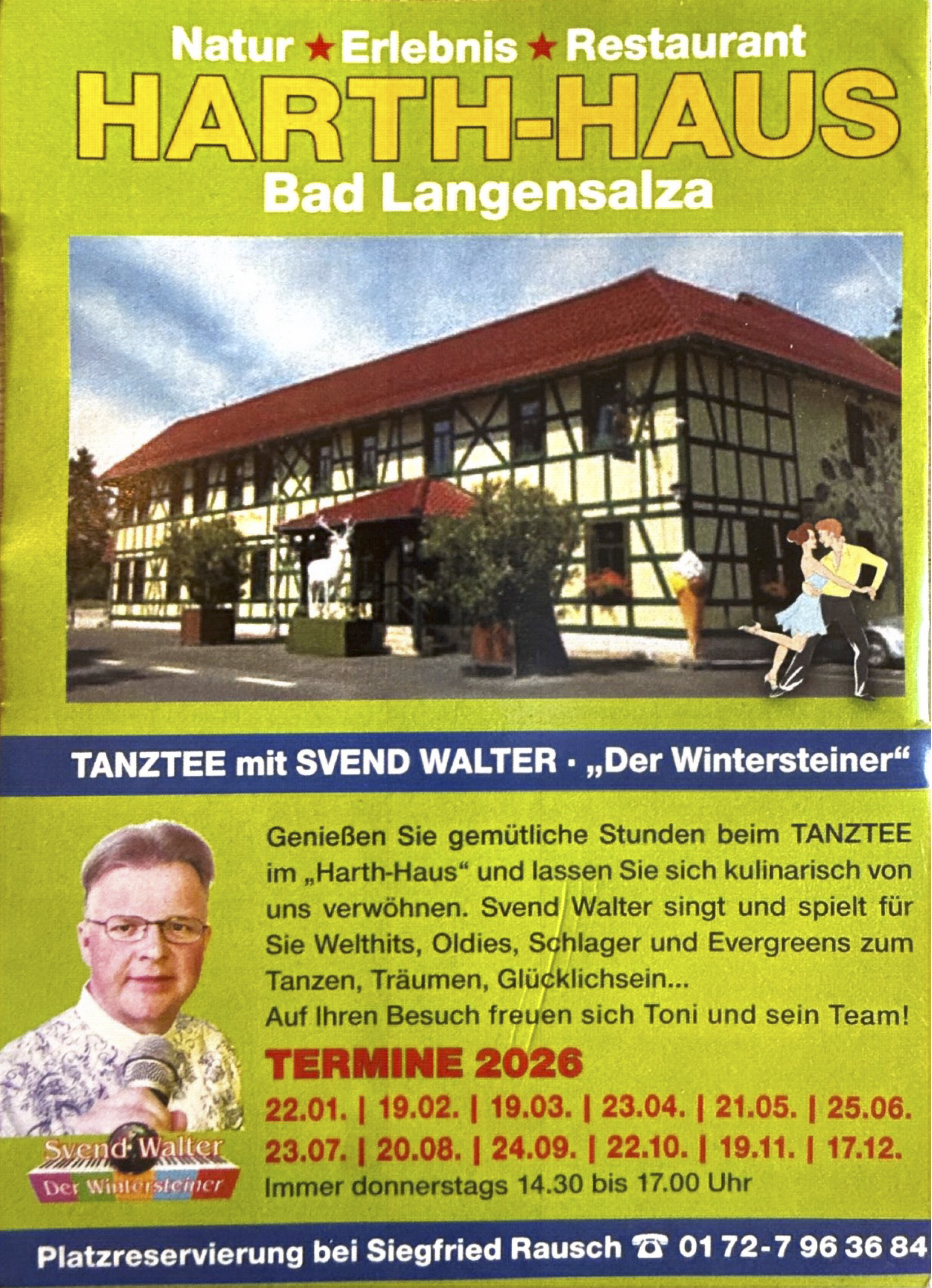 TANZTEE mit SVEND WALTER – „Der Wintersteiner“ 