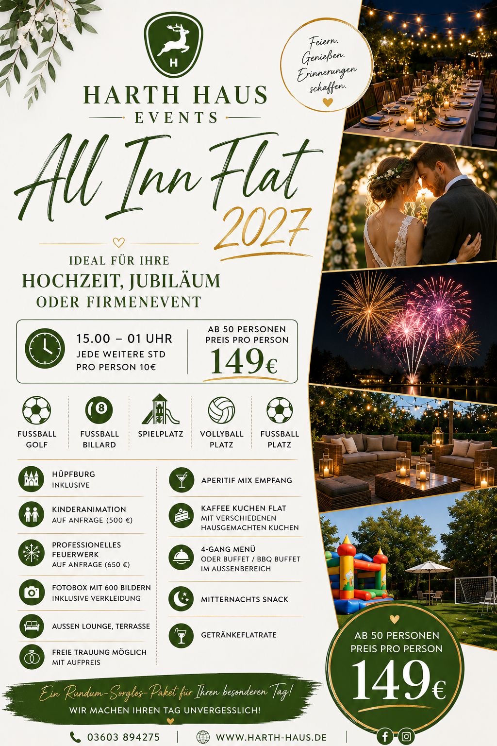 Feiern im Harth-Haus